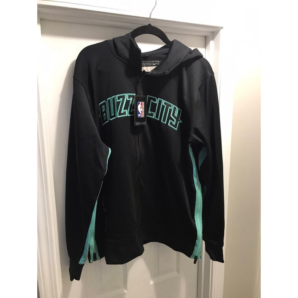 Jordan NBA Charlotte Hornets Buzz City Hoodie Size: Large Tall